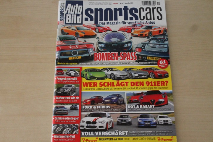 Deckblatt Auto Bild Sportscars (11/2013)